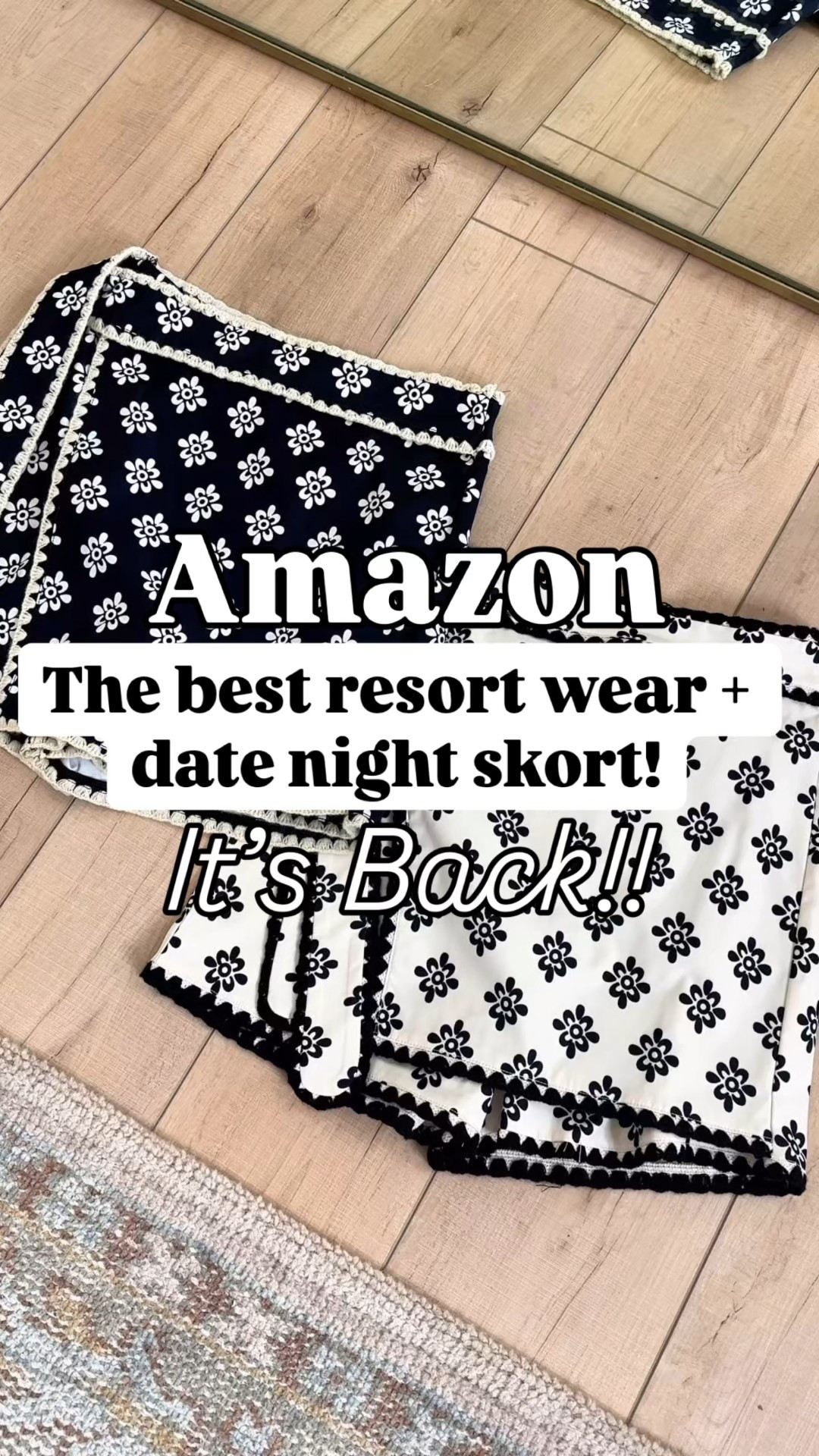 The cutest Amazon resort wear look! I love this wrap-style skort with shorts underneath. Vacation outfit. Date night outfit. Honeymoon outfit. Cruise outfit. Resort outfit. Shoes are TTS. Platform shoes.

#LTKWedding #LTKTravel #LTKootd