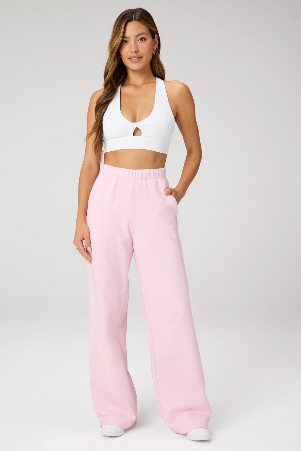 Cozy Fleece Wide Leg Sweatpant | Fabletics