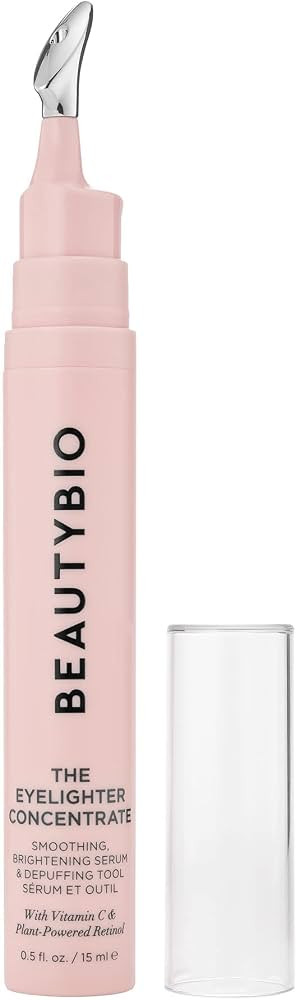 BeautyBio The Eyelighter Concentrate 2-in-1 Brightening Under-Eye Serum & Depuffing Tool | Amazon (US)
