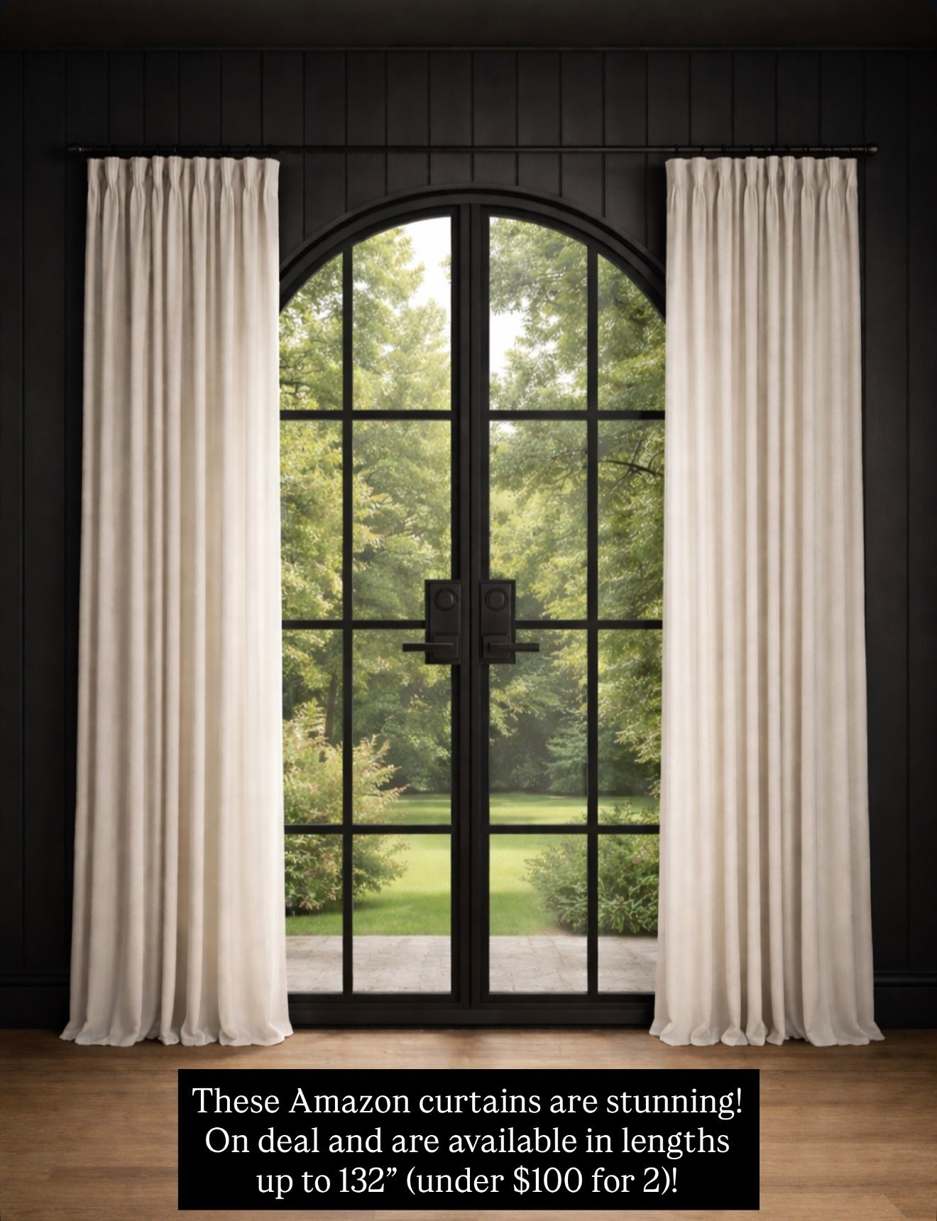 These Amazon curtains are so pretty and a great price! Under $100 for 2 panels and come in long lengths  

#LTKHome