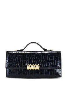 retrofete Phoebe Clutch in Navy Croco from Revolve.com | Revolve Clothing (Global)