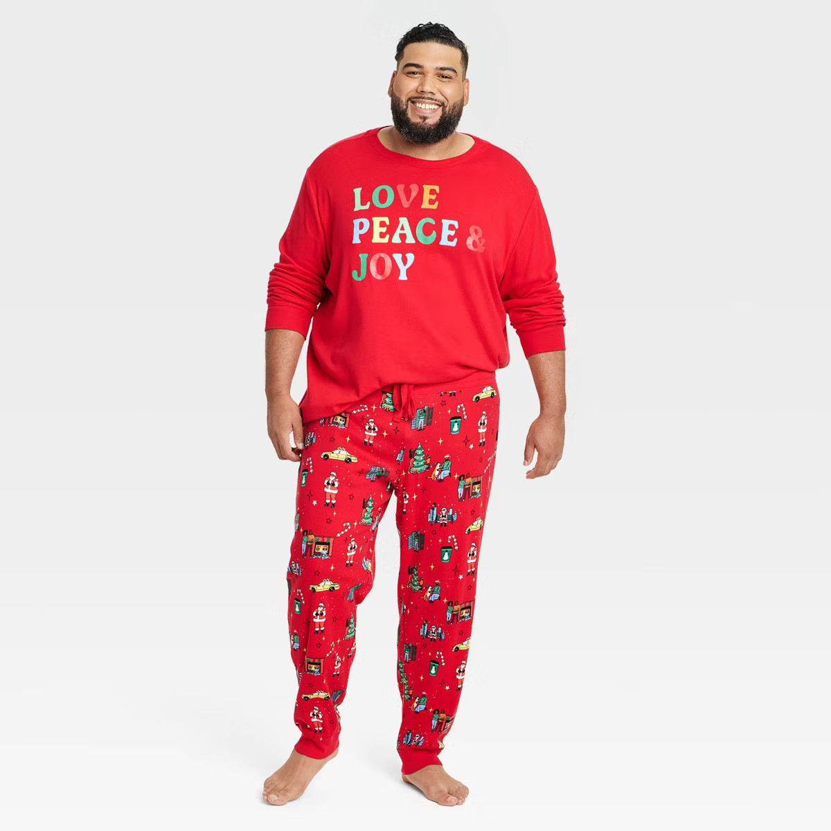 Men's Holiday City Matching Family Pajama Set - Wondershop™ with Frances Marina Smith Red | Target
