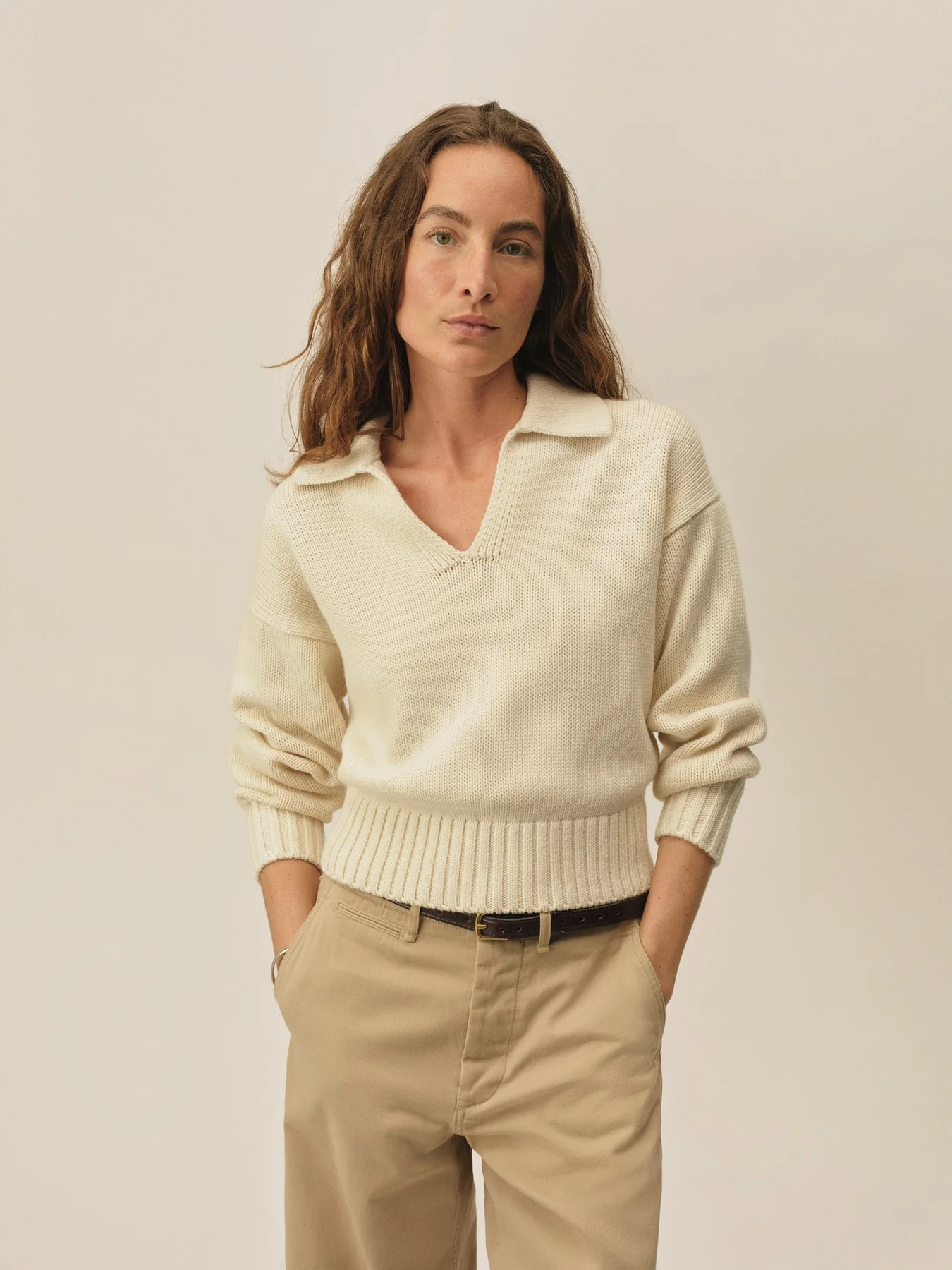 Natural Coastline Cotton Wool Popover | Buck Mason | Buck Mason