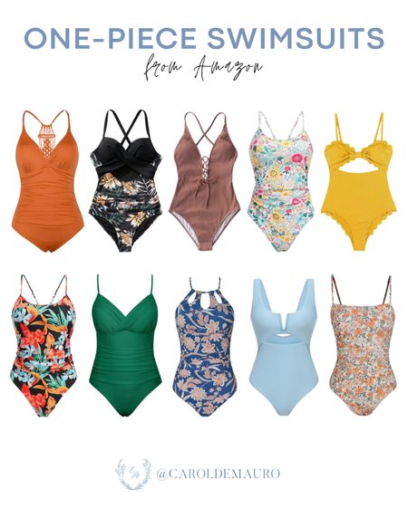 Check-out these floral one piece swimsuits from Amazon! A must have piece to make your next pool day or beach trip extra stylish this spring and summer!
#transitionalstyle #amazonfashion #outfitinspo #affordablefinds

#LTKSwim #LTKStyleTip #LTKSeasonal