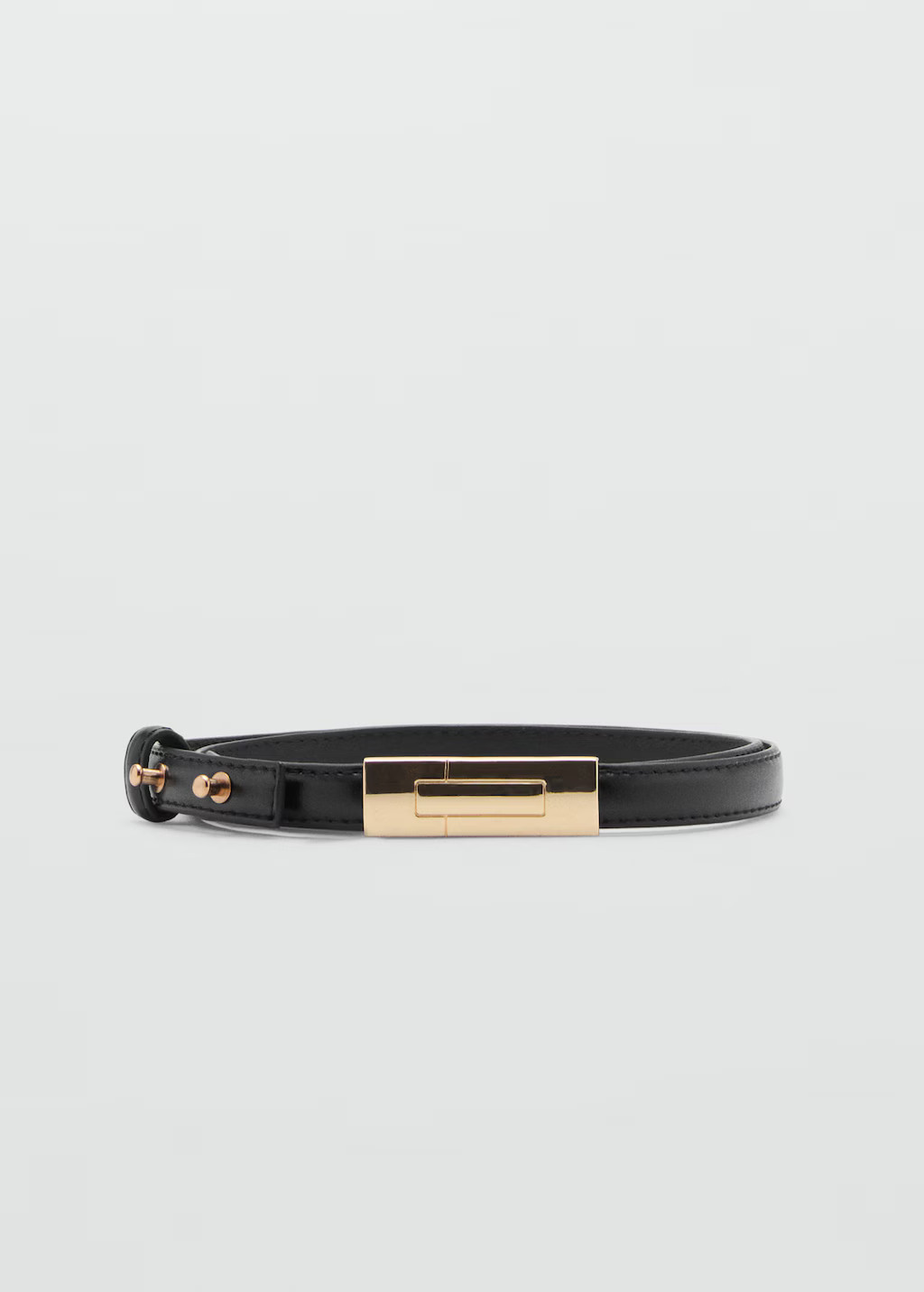 Thin belt with metal buckle - Women | MANGO United Kingdom | MANGO (UK)