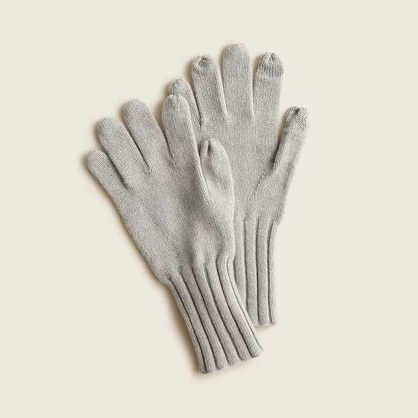 Cashmere touch-screen gloves | J.Crew US