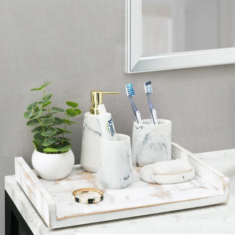 Boutell 4 Piece Bathroom Accessory Set (Set of 4) | Wayfair North America