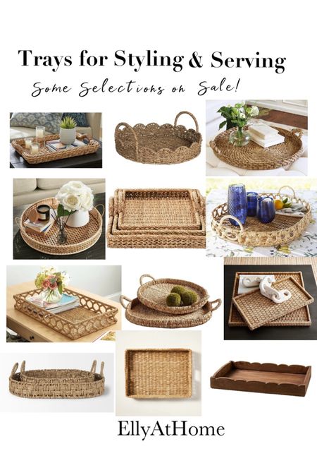 Natural woven, seagrass, wood trays in a variety of styles and shapes. Perfect for serving and styling. Some selections on sale, clearance. Free shipping. Home decor accessories. Spring styling. Target, Walmart, Amazon, Pottery Barn, Ballard Designs. 

#LTKSaleAlert #LTKHome #LTKFindsUnder50