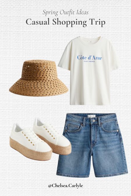 Casual spring outfit full of basics you can mix and match with your summer capsule closet.

| casual outfit | affordable | under $100 | summer tee | denim shorts | summer outfit |



#LTKfindsunder50 #LTKSeasonal