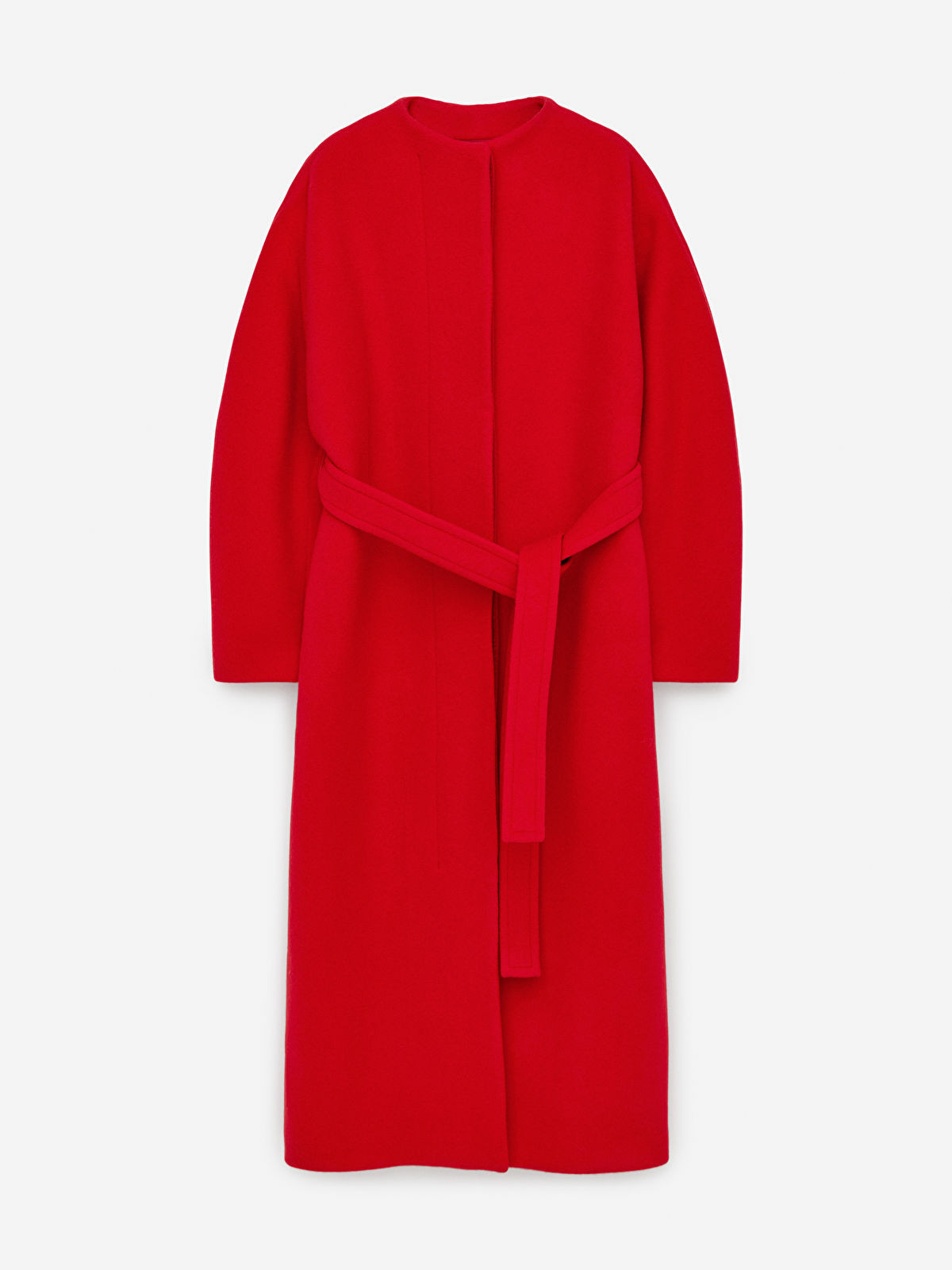 Wool-Blend Belted Coat | Arket UK