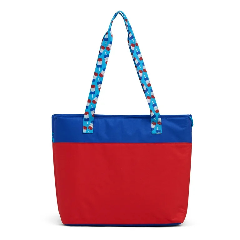 Igloo 20 Can Laguna Dual Tote Soft Side Cooler Bag, Red, White and Blue | Walmart (US)