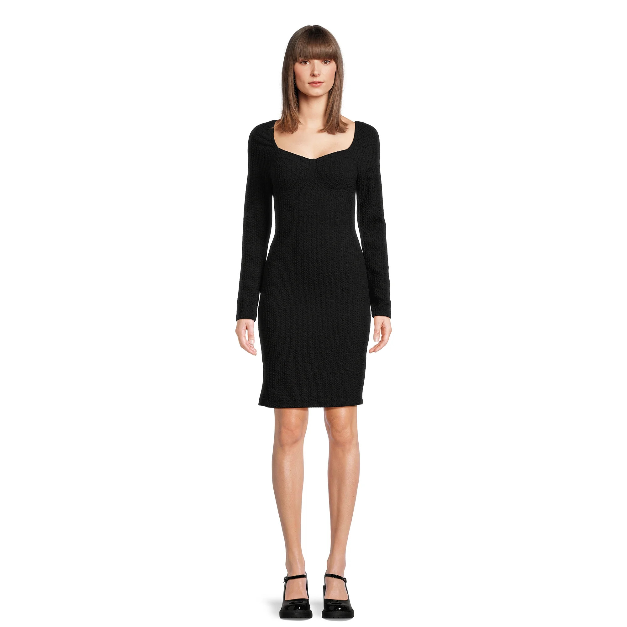 Madden NYC Women’s Textured Dress, Sizes XS-3XL | Walmart (US)