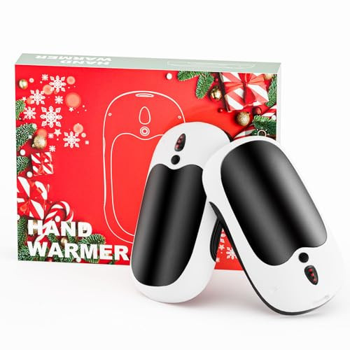 2025 Hand Warmers Rechargeable, 6000mAh Electric Hand Warmers 2 Pack, 20Hrs Long Safe Heat, Portable USB Hand Warmer Heater Therapy Great Gift for Christmas, Outdoors, Hunting, Golf, Camping Men Women | Amazon (US)