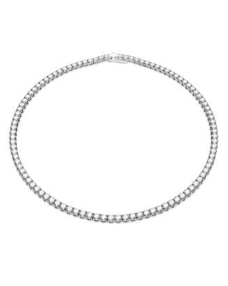 Swarovski Matrix Round Cut Crystal Tennis Necklace, 16 | Bloomingdale's (US)