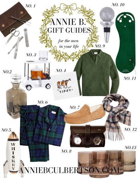 Gifts for men / watch roll / tartan pajamas / ugh slippers for men / gifts for golfers / gifts for boyfriends / gifts for husbands / gifts for dads / gifts for my dad / gifts for your dad / gifts for dad / decanters / rocks glasses / whiskey glasses / scotch glasses / golf gifts / golfer gifts 

** I am an employee for tuckernuck. These are affiliate links. All thoughts and opinions expressed are my own. ** 

#LTKHoliday #LTKGiftGuide #LTKSeasonal