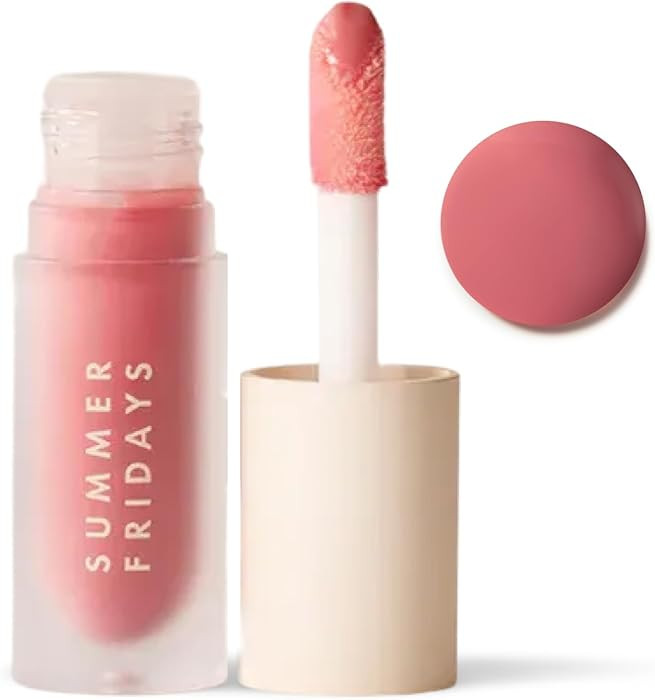 Summer Fridays Dream Lip Oil - Tinted Lip Oil with Moisturizing Sheer Coverage, High-Shine and De... | Amazon (US)