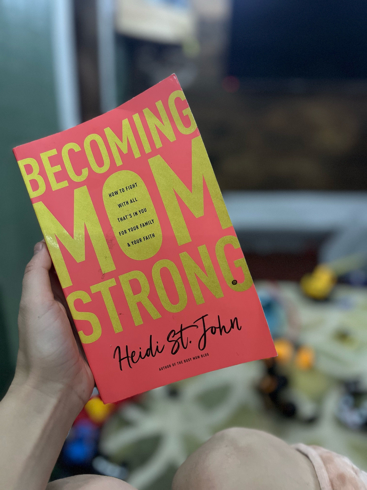 *I thought the messy livingroom full of toys was appropriate in this picture 😅” 

I literally just finished this book and I absolutely loved it. It comes with a separate book that is a Bible study which I have to finish but you have to read certain chapters in order to complete each section. It’s been a fun/unique Bible study and is appropriate for ALL moms. Heidi has many years between off of her 7 children so she can relate to so many and find common ground in many areas and walks of motherhood. Full of scripture and biblical truth I highly recommend this book to any momma who may be struggling in any area - she focuses on A LOT of different topics from having confidence in yourself, following scripture, and being a no drama momma! 

You could gift this as a baby shower gift or just a random “thinking of you” item! 

#LTKbaby #LTKkids #LTKfamily