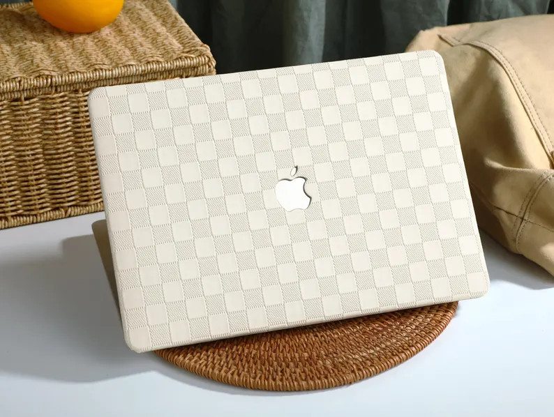 Ivory Plaid MacBook Case Protect Cover for Macbook Pro 14 Case Macbook Air 13 Case Pro 13 Case, P... | Etsy (Global)