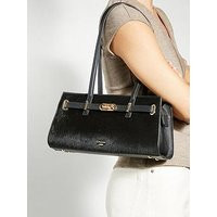 Dune London Depend Leather Shoulder Bag - Black | Very (UK)