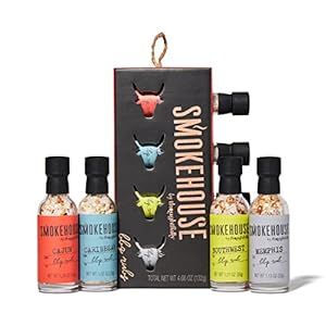 Smokehouse by Thoughtfully BBQ Rubs Gift Set, Vegan and Vegetarian, Barbecue Rub Flavors Include ... | Amazon (US)