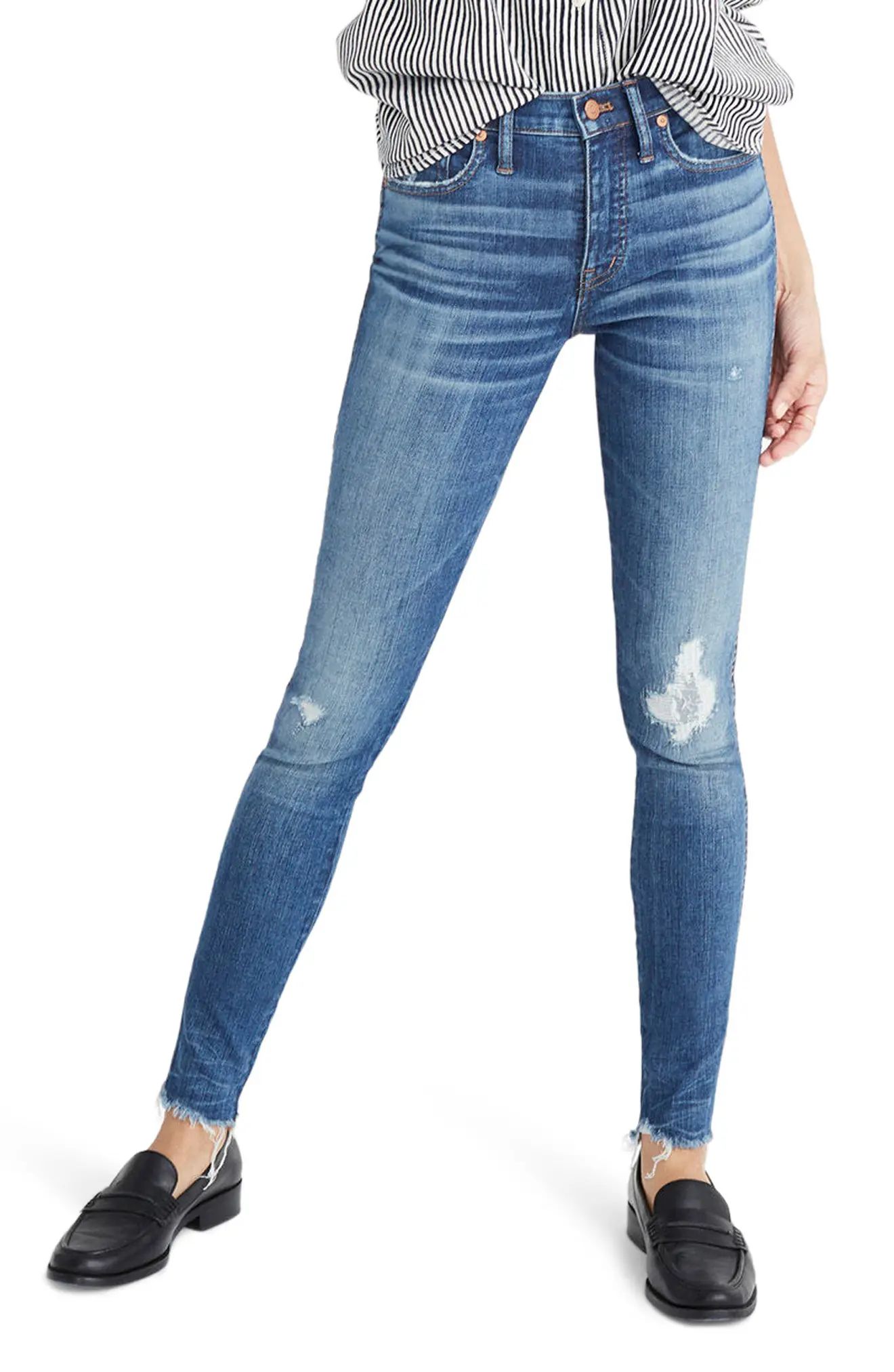 9-Inch High Waist Ankle Skinny Jeans | Nordstrom