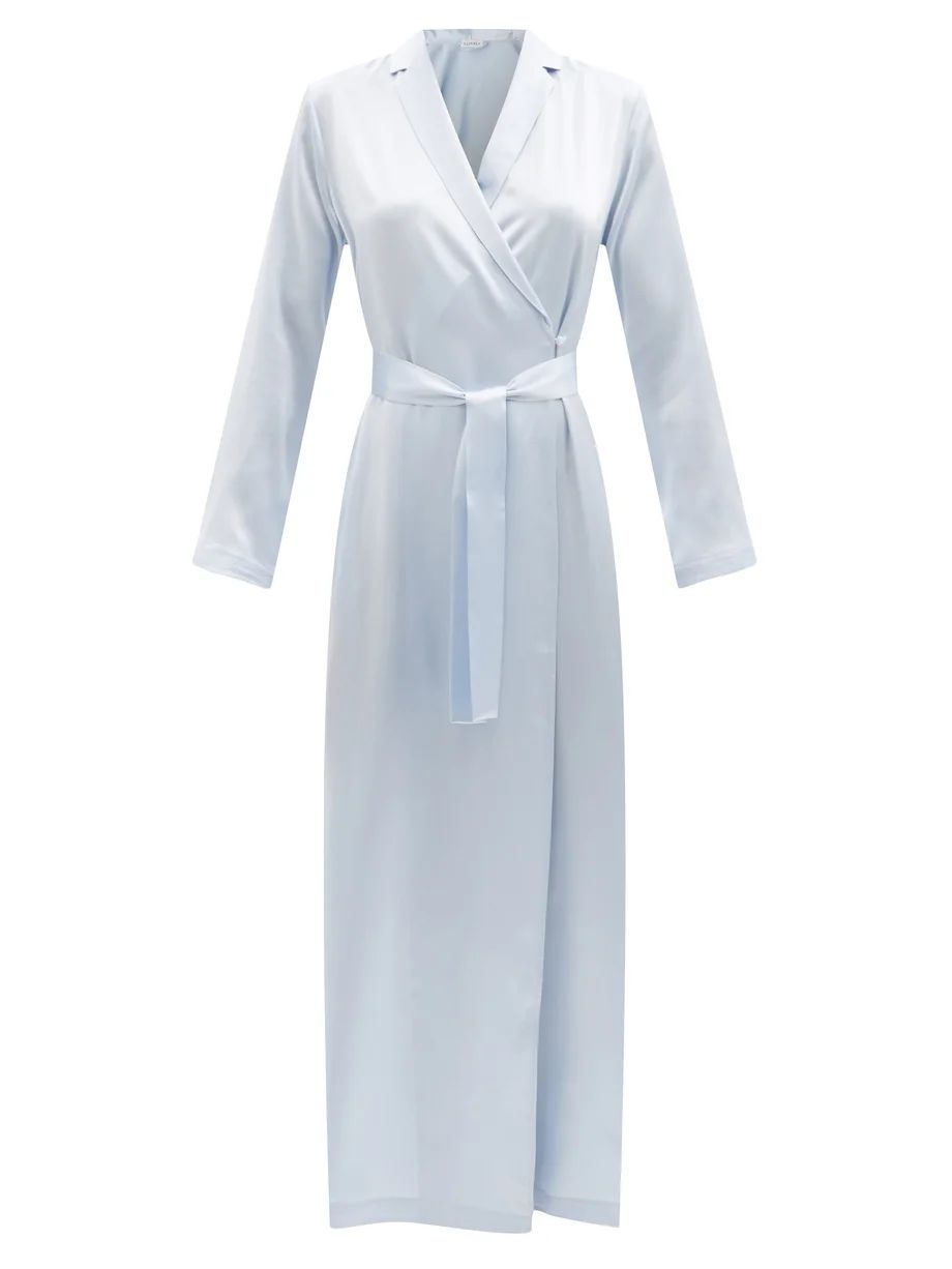 Notch-lapel silk-satin robe | La Perla | Matches (US)