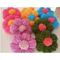 10 Piece Velvet Flowers Different Colors-Chunky Daisy Cardigan-Daisy For Sweater Cardigan Sew Your-H | Etsy (CAD)