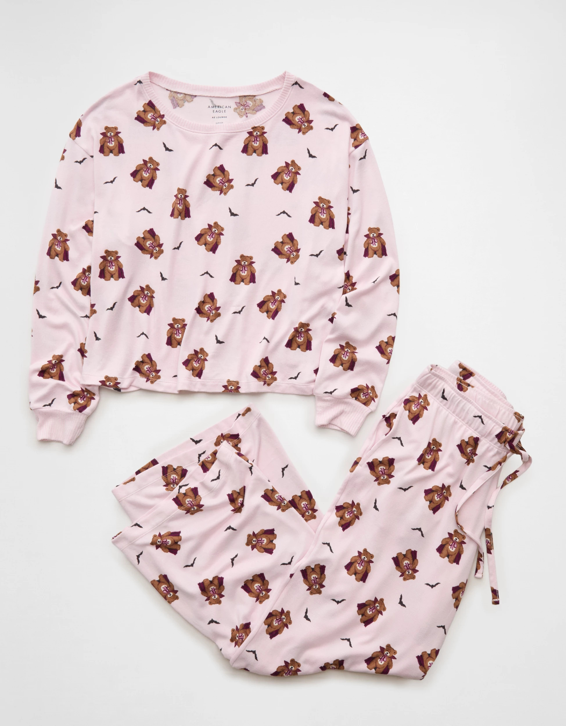 AE Luxe Plush Snoopy PJ Set | American Eagle Outfitters (US & CA)