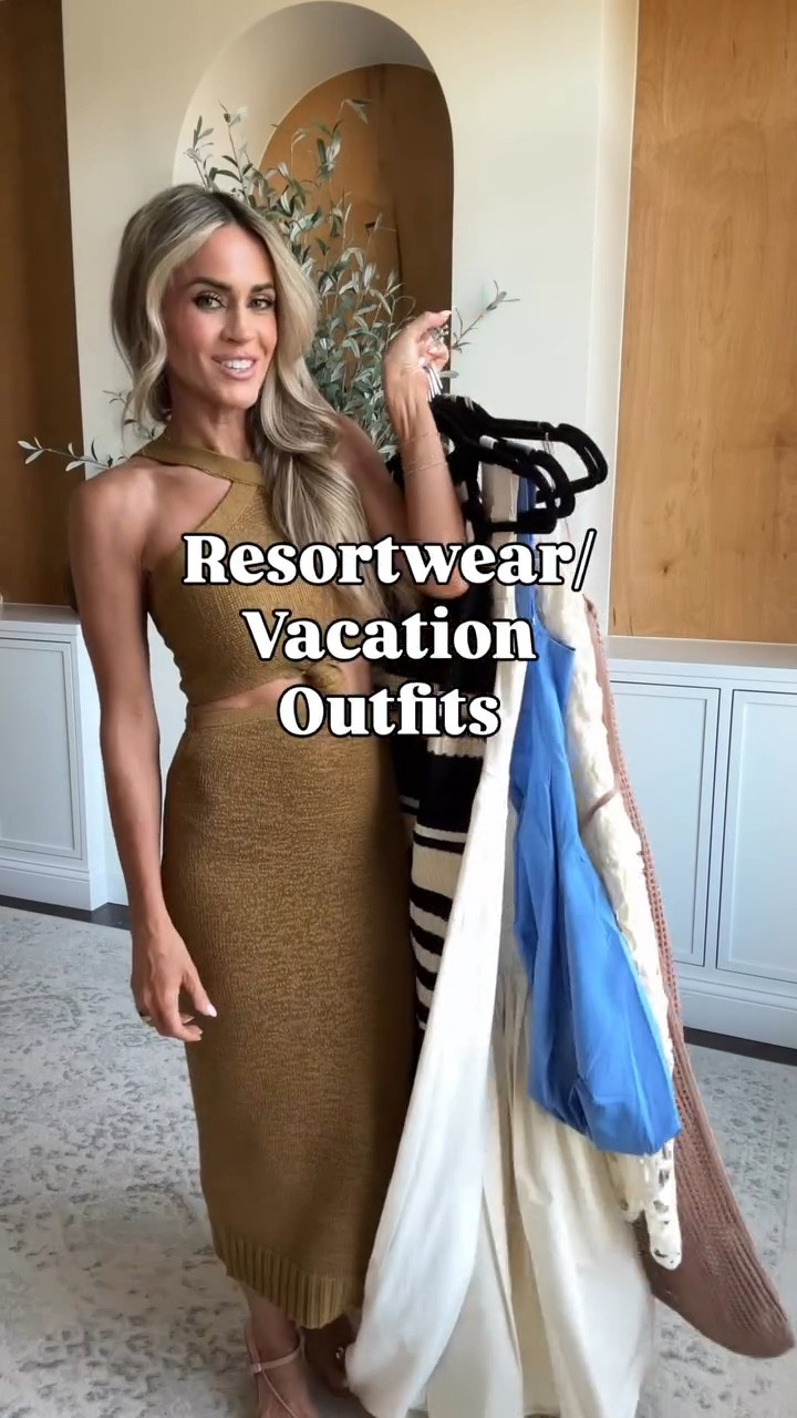 Resortwear / vacation outfits for your next trip! Gorgeous beachy dresses, linen jumpsuit, crochet dresses and more! 

Vacation outfits, vacation dresses, beach outfits, resortwear style, vacation style #vacationdress #beachoutfits

#LTKootd #LTKTravel #LTKgrwm
