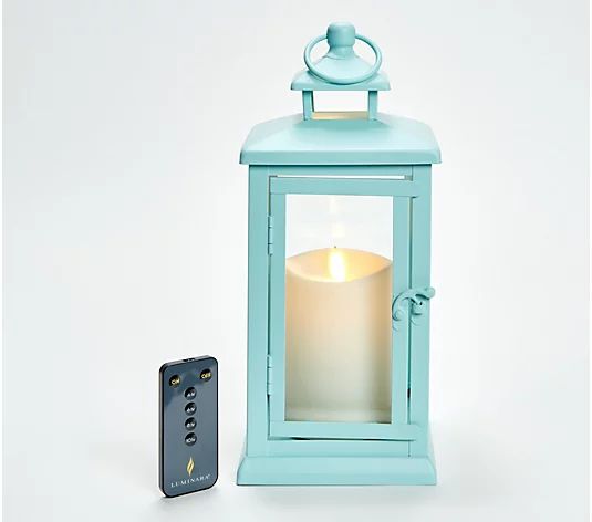 Luminara 11" Hudson Indoor/Outdoor Lantern with 4" Candle | QVC