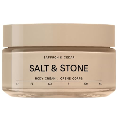 Salt & Stone Body Cream – Saffron & Cedar | Hydrating Formula with Seaweed Extracts, Spirulina & Squalane | Deep Hydration, Skin Barrier Support & Healthy Glow | for all Skin Types (6.7 fl oz) | Amazon (US)