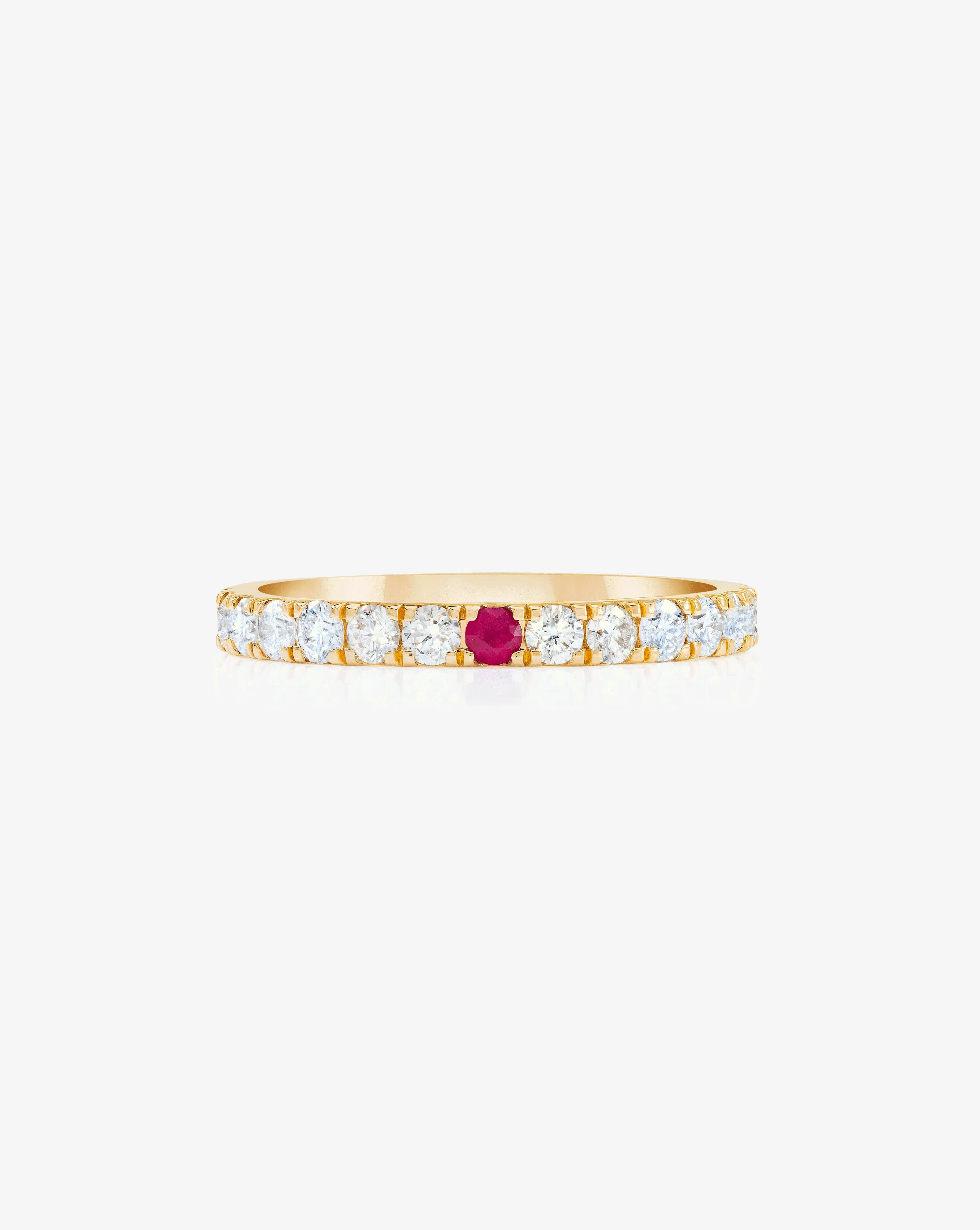 2.5 mm Personalized Perfect Pavé Diamond Ring | Ring Concierge