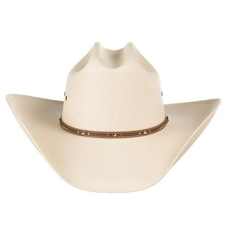 Resistol Mens RSKNGT-304281 10X George Strait Kingman 4 1/4` Brim Straw Cowboy Hat 73/8 Natural | Walmart (US)