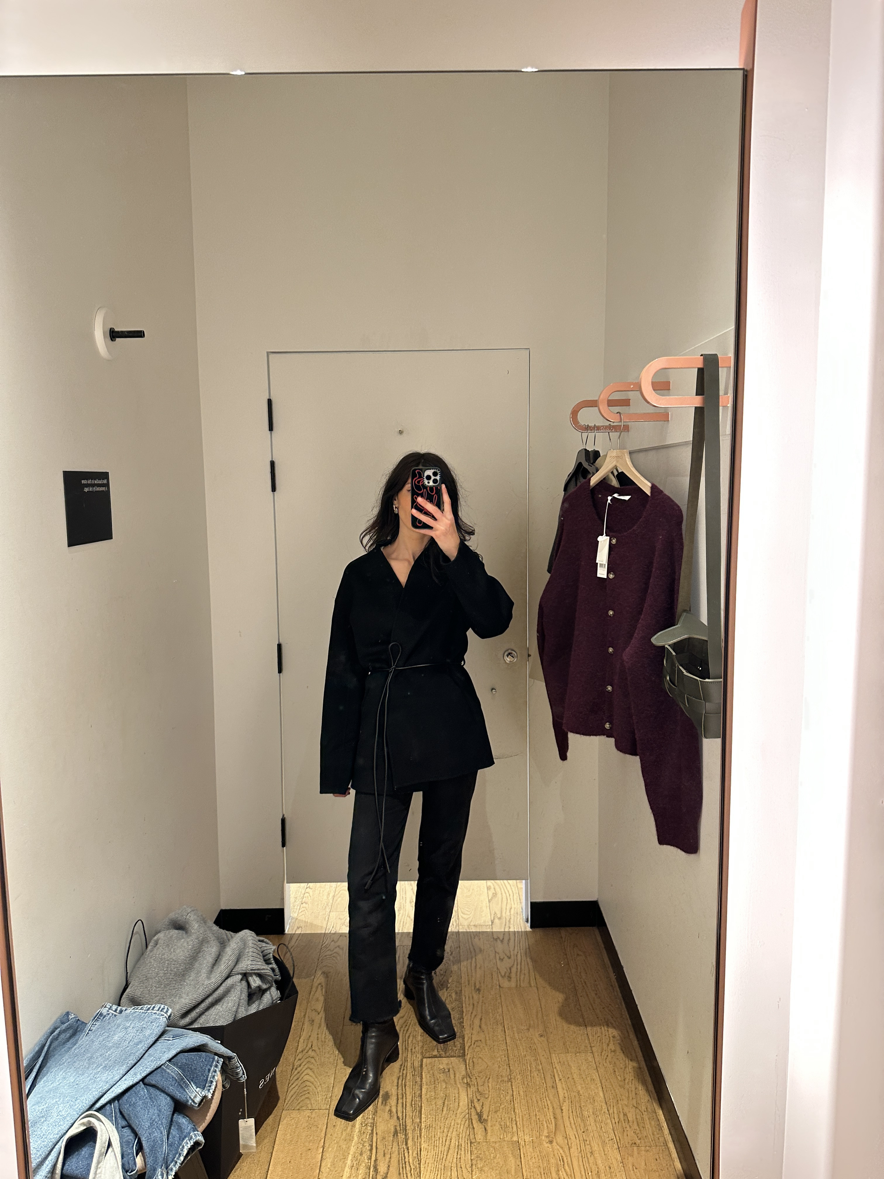 More chic winter jacket options! I am wearing my true size S-M here. Love that it can be worn loose or belted to cinch and define the waist