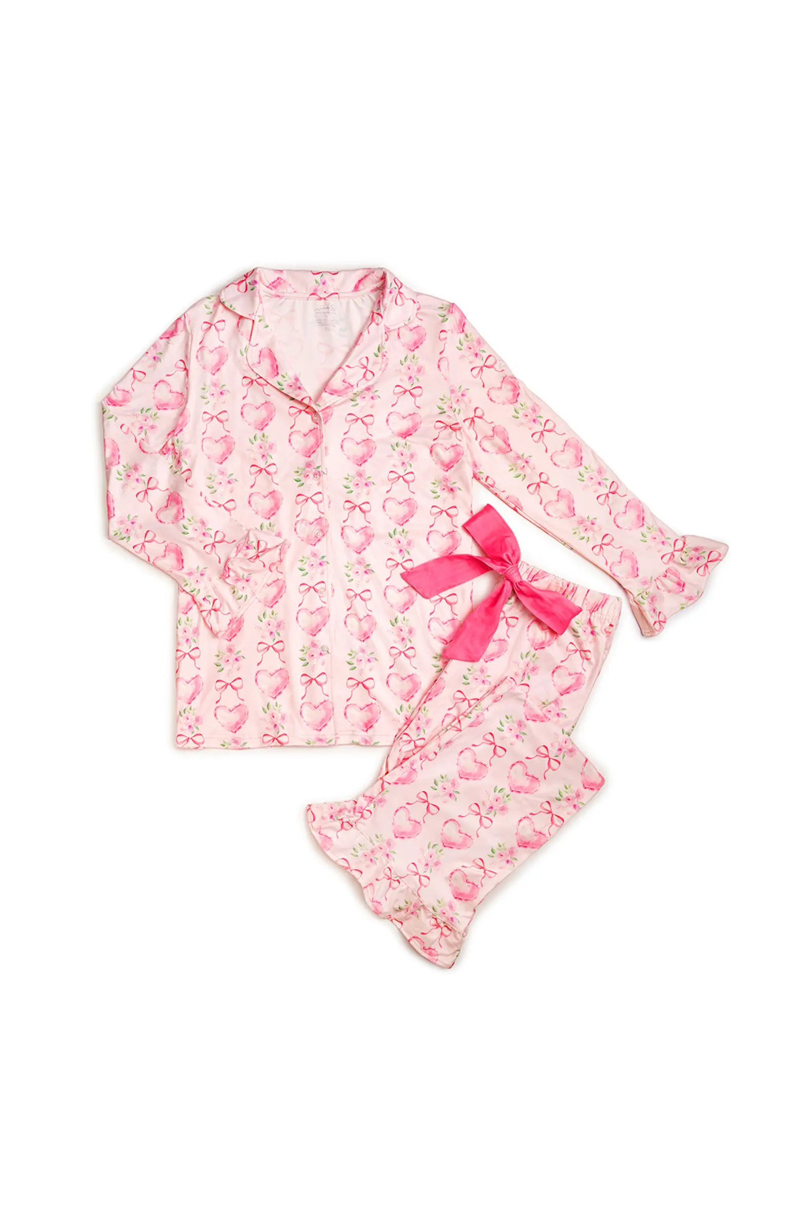 Heart Floral Trellis Valentine's Day Women's Lounge Set | Nordstrom