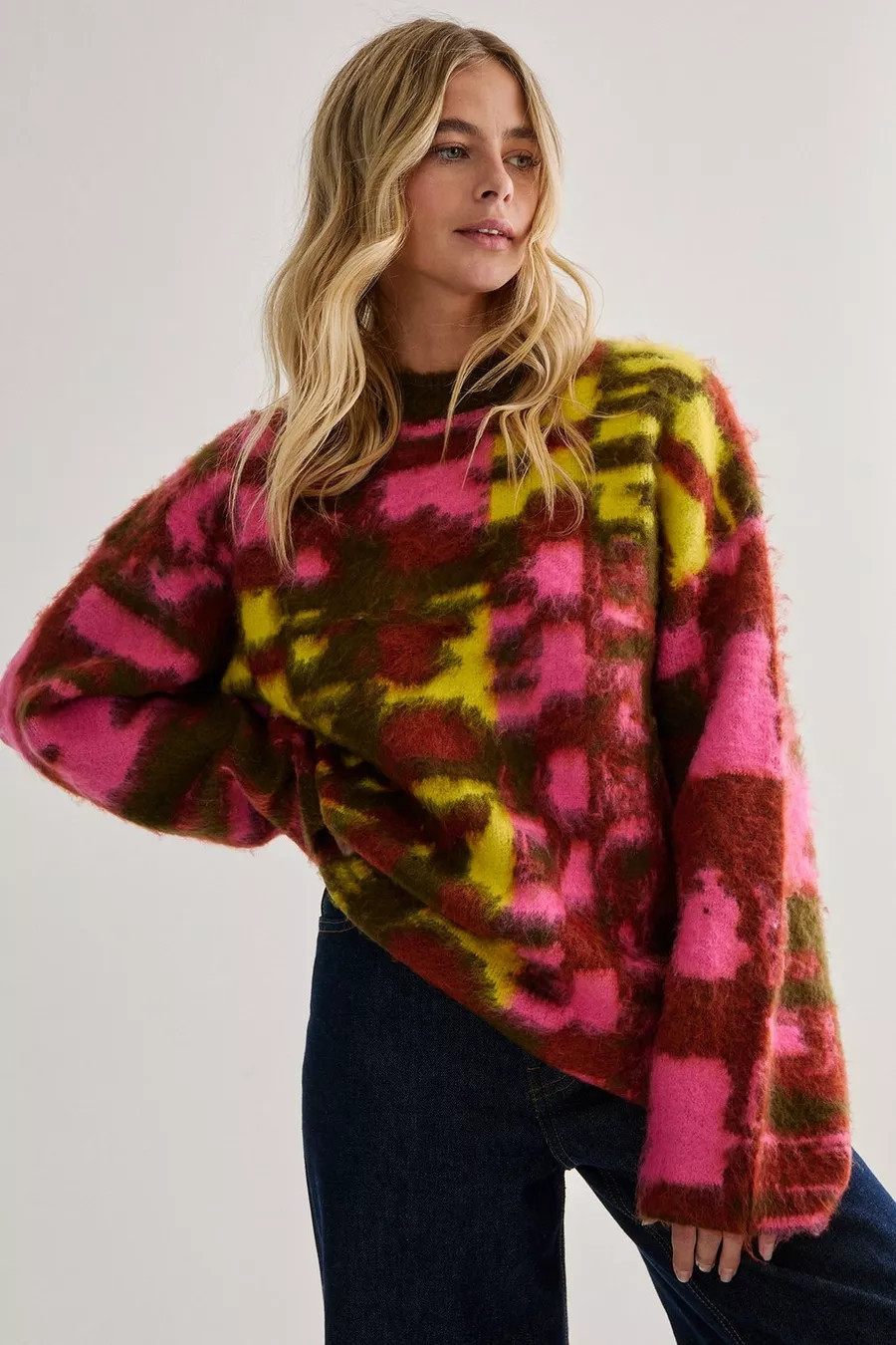 Graphic Abstract Sweater | Nasty Gal US