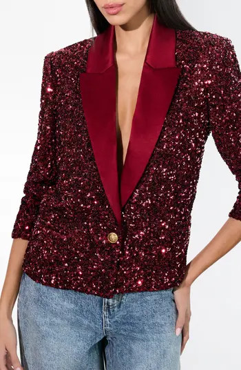 Alice + Olivia Devyn Boxy Sequin Blazer | Nordstromrack | Nordstrom Rack