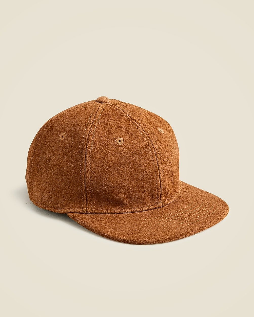 Suede baseball cap | J. Crew US
