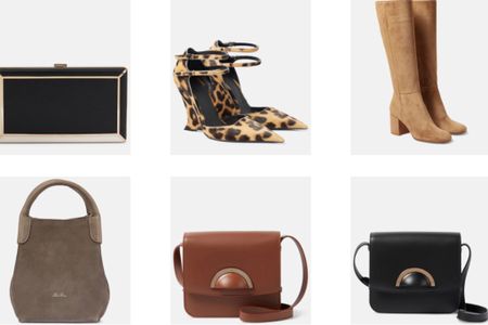 So many luxe, fun shoes and bags to choose from this season including these chic Gabriela Hearst bags which come in both black and brown, these fashion forward leopard wedges, these retro suede knee boots and an elegant evening bag also from Gabriela Hearst. Last but not least,  a mini suede cross body bag from Loro Piana. 

#LTKshoecrush #LTKitbag #LTKstyletip