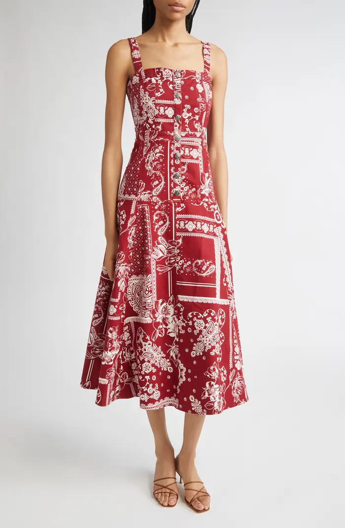 Bandana Print A-Line Dress | Nordstrom Rack