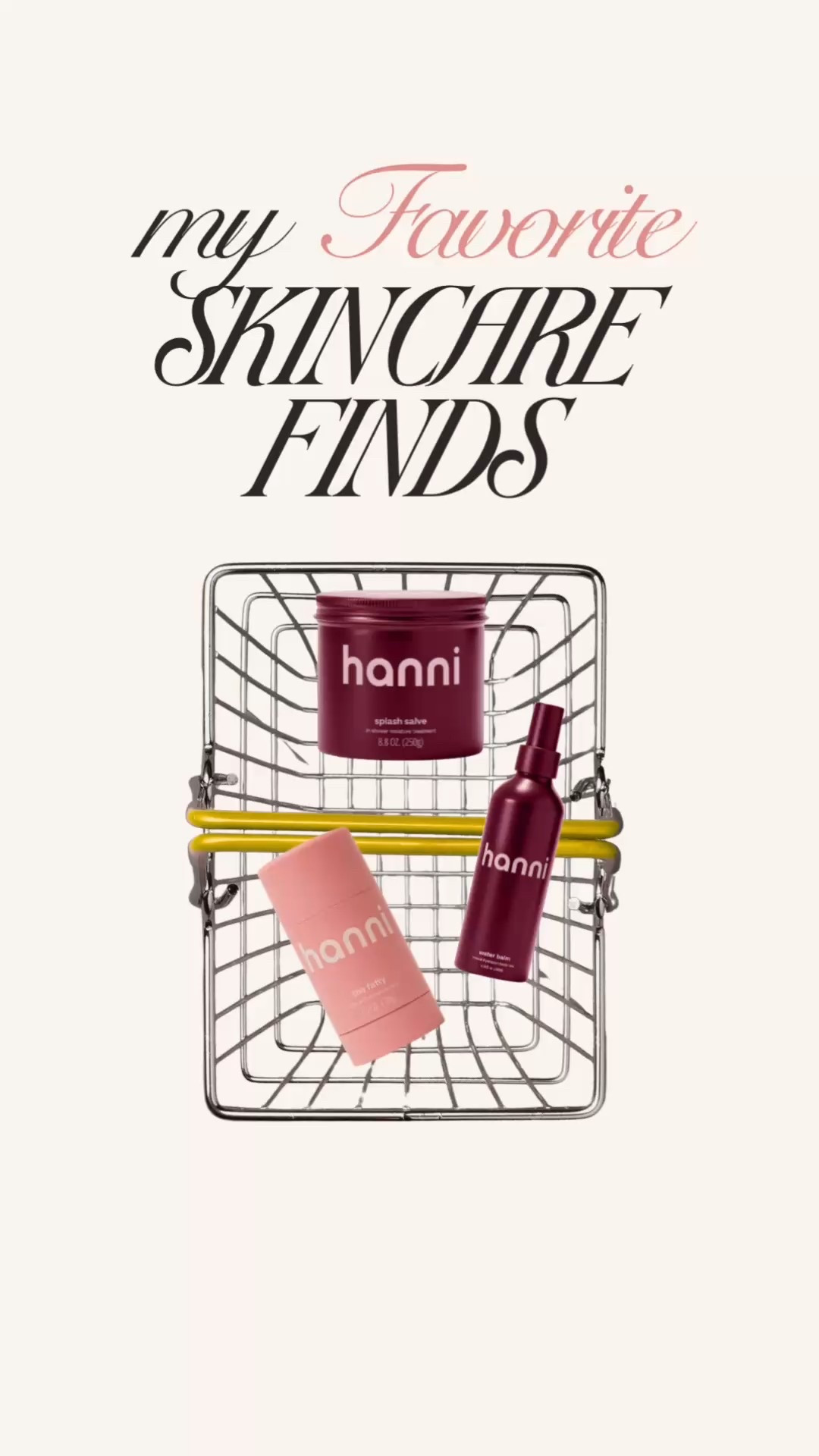 Hanni is helps your stay hydrated and glowing and I'm stocking up  on their viral Splash Salve, Fatty stick, Water Balm, and it's all eczema-safe.
#hannibodycare #splashsalve #eczemaapproved

#LTKmorningroutine #LTKBeauty #LTKFindsUnder50
