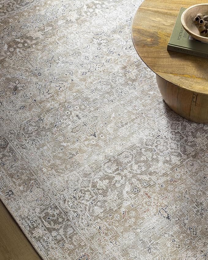 Surya Our PNW Home x Rainier Updated Traditional Washable Area Rug, 7'10" x 10'2", Sage | Amazon (US)