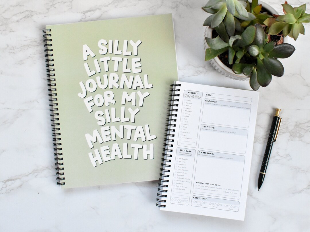 Mental Health Journal | Silly Little Journal | Daily Check-In for Mental Wellness | Therapy Journ... | Etsy (US)
