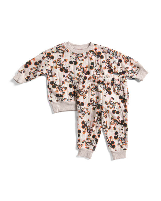 Infant Boys 2pc Halloween Fleece Top And Pants Set | TJ Maxx