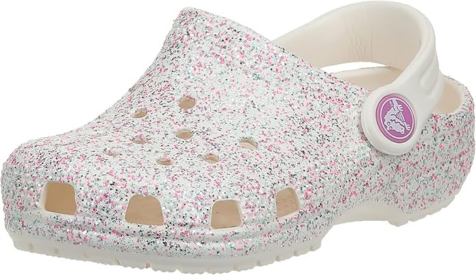 Crocs unisex-child Classic Glitter Clogs | Amazon (US)
