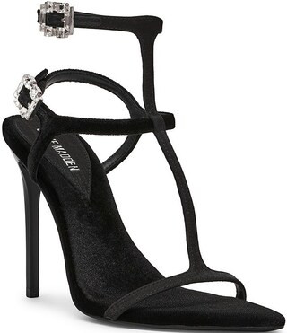 Salma Satin Strappy Ornamented Buckle Stiletto Dress Sandals | Dillard's