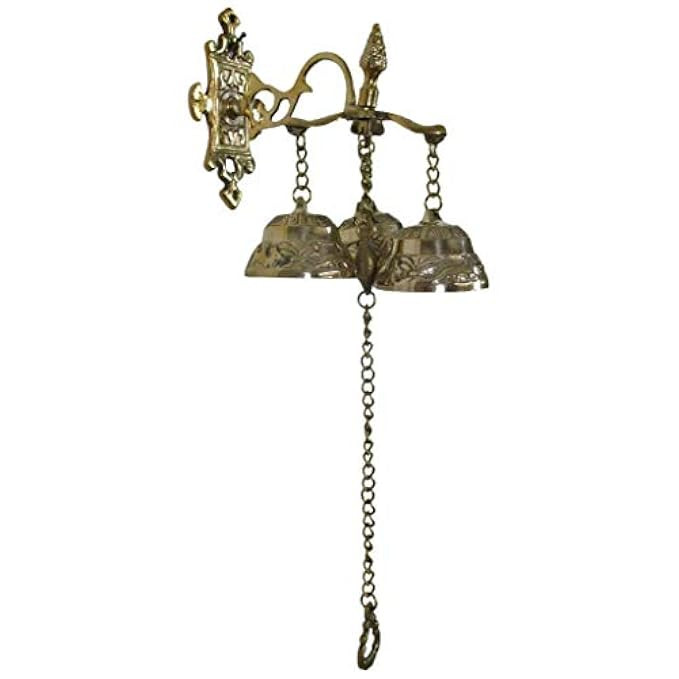 INsideOUT Antique Style Shopkeepers Triple Bell ~ Brass Store Doorbell | Amazon (US)