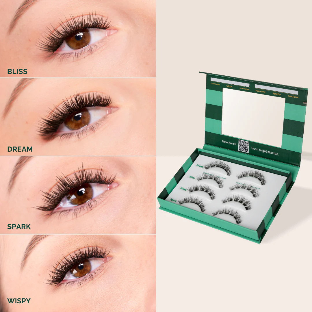 TAD Lash Flight – Sample All 4 Lash Cluster Styles in One Kit | TAD Beauty