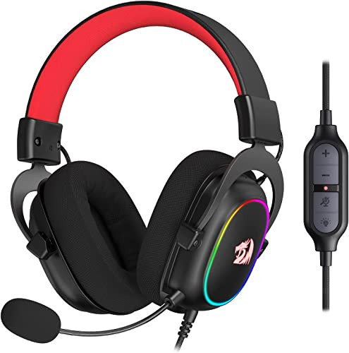 Redragon H510 Zeus-X RGB Wired Gaming Headset - 7.1 Surround Sound - 53MM Audio Drivers in Memory... | Amazon (US)