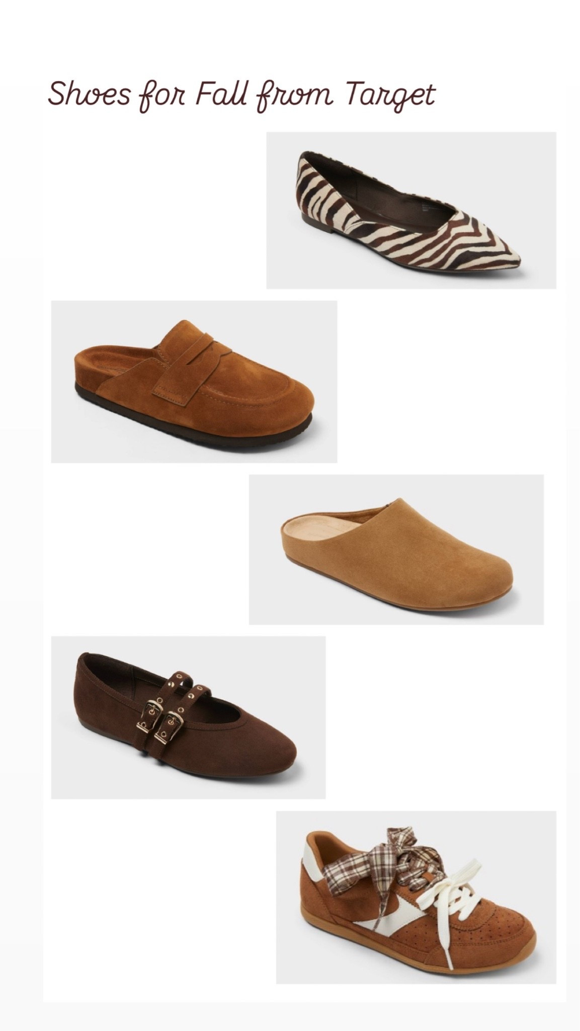 The cutest shoes for Fall from Target and are currently ON SALE!

#LTKootd #LTKSaleAlert #LTKgrwm